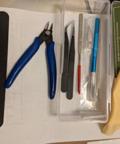 Rustark 9Pcs Gundam Model Tools Kit Hobby Building Tools Craft Set for Basic Model Building, Repairing and Fixing 37 71sFPryhhlL