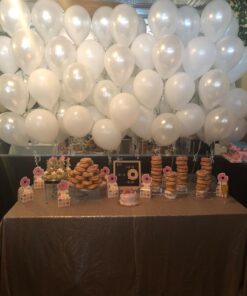 Darice Victoria Lynn Clear, 5 Piece Set with Two 10” and Three 15 Display Treats at Weddings, Showers and Other Ev Acrylic Donut Stands 34 71sFe4F72yL