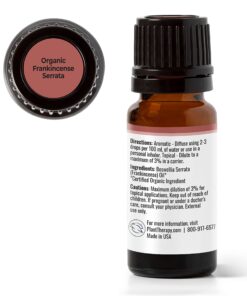 Plant Therapy Organic Frankincense Serrata Essential Oil 100% Pure, USDA Certified Organic, Undiluted, Natural Aromatherapy, Therapeutic Grade 10 mL (1/3 oz) 0.33 Fl Oz (Pack of 1) 22 71sFqPpVTCL