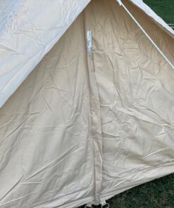 S'more Canvas Glamping Tent, 4 Season Family Camping Tent for 3/4/6 Person, Waterproof, Windproof, and Weather Resistant Tent for Family Glamping, Car Camping, Outdoor Party Cabin Tent(6.9ft x 8.5ft x 4.9ft) 39 71sGNxba7L