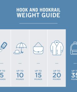 Franklin Brass Double Scroll Hook Assembly Wall Hooks 5-Pack, Gunmetal, FBSCRH5-TDG-C 5 Pack 36 71sGyJcNIkL