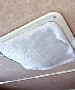 Camco Camper/RV Vent Insulator and Skylight Cover | Features 3 Layers to Reduce Heat Transfer & Increase A/C Efficiency | Fits Standard 14” Travel Trailer/RV Roof Vents (45192), Multicolor, 14" x 14" 31 71sHhVipXKL