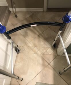 Drive Medical 10226-1 Trigger Release Folding Walker, Brushed Steel 26 71sI6VyY8QL