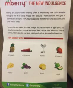 mberry Miracle Berry Tablets, Miracle Fruit Snacks, 10 Count.12 Ounce, Pack of 1 32 71sI7UeA8oL