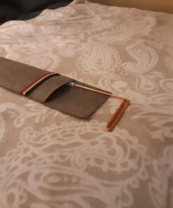 Copper Dowsing Rod - 99.9% Pure Copper - Water Divining Witching, Energy Healing, Paranormal, Ghost Hunting, Gold, Yes No Questions. Instructions and Bonus Pendulum - 5x13 Inch Divining rods 23 71sJOzy6 KL