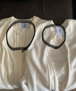 HALO Micro Fleece Sleepsack Swaddle, 3-Way Adjustable Wearable Blanket, TOG 3.0, Cream, Small, 3-6 Months Small (Pack of 1) 24 71sNvrd yhL