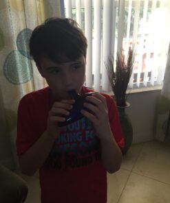 AFUNTA 12 Hole Ocarina Ceramic Alto C Legend of Zelda Ocarina Flute with song book (Neck Strap Cord with Random Color)- Blue 14 71sO5TmOptL