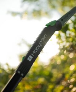 Hooyman Extendable Tree Saw with Compact Design, Detachable Handsaw and Telescoping Pole, No-Slip H-Grip, Impulse Hardened Teeth, and Wrist Lanyard for Tree Trimming, Hunting, Camping, and Outdoors 10ft Extendable Saw 16 71sOWbmJhzL
