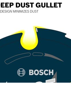 Bosch CB704FC 7-1/4 In. 4 Tooth Edge Diamond-Impregnated Carbide-Tipped Saw Blade 19 71sP eJgoKL