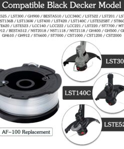 Alternative view of FutureWay Weed Eater Spool Compatible with Black Decker GH900 LST201 Cordless Trimmer, 0.065" 30foot Strimmer Trimmer Spools for AF-100, 6 Spools and 1 Cap