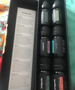 Onepure Essential Oils, 6 x 10ml Essential Oils Gift Set for Diffuser Humidifier Massage Aromatherapy (Lavender, Tea Tree, Eucalyptus, Lemongrass, Orange, Peppermint) 6 Scents 36 71sPO9ybP8L