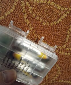 GDEALER 4 Pack 16.4 Feet 50 Led Fairy Lights Battery Operated with Remote Control Timer Waterproof Copper Wire Twinkle String Lights for Bedroom Indoor Outdoor Wedding Dorm Decor Cool White Cool Whtie 32 71sPY32WzVL