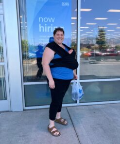 Boba Wrap Baby Carrier, Black - Original Stretchy Infant Sling, Perfect for Newborn Babies and Children up to 35 lbs 28 71sQMUMFXLL