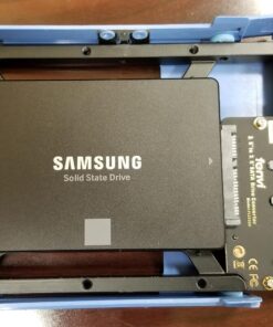 2.5" to 3.5" Drive Converter Internal Solid State SSD Card Hard Drive Bracket Adapter SATA SSD Enclosure Caddy Dock Desktop Mac PC 2.5 to 3.5 Mounting Hardrive for Samsung Crucial SanDisk ect SSD 22 71sQXMzZtOL