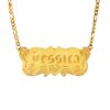 ProLuckis Handmade Personalized Name Jewelry Necklace 18k Gold Plated-Custom Made Any Name Style 1