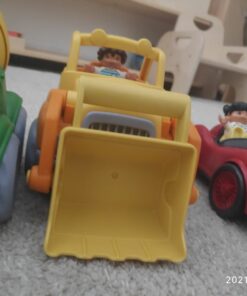 Green Toys Construction Vehicle Set, 3-Pack - Pretend Play, Motor Skills, Kids Toy Vehicles. No BPA, phthalates, PVC. Dishwasher Safe, Recycled Plastic, Made in USA. 31 71sQyJx5rVL