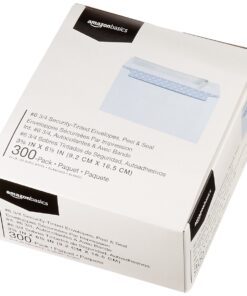 Amazon Basics #6 3/4 Security-Tinted Envelopes with Peel & Seal, 300-Pack, White 16 71sR5TKiyjL