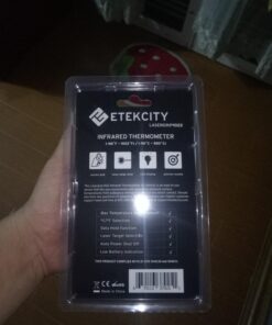 Etekcity Digital Thermometers Non-contact-58°F ~1022°F (-50°C ~ 550°C) ith Adjustable Emissivity & Max Measure for Meat Refrigerator Pool Oven, Blue 70 71sRFjewDrL