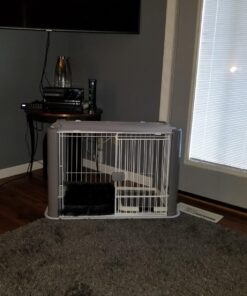 IRIS USA Small Pet Training Pad Holder, Dark Gray 17"x17" 43 71sTDkOilXL