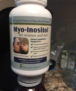 Fairhaven Health Myo-Inositol for Couples Fertility - Men and Womens Fertility Supplement to Support Regular Cycles in Women & Sperm Count & Motility in Men - (120 Capsules) 25 71sTiY0CIML 1