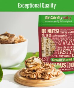 Sincerely Nuts Raw Shelled Walnuts (2lb bag) | No Shell Walnut Halves and Pieces | Easy to Eat & Cook Right Out of the Bag | Kosher & Gluten Free Superfood | Plant Based Fiber & Healthy Fats 2 Pound (Pack of 1) 8 71sU6iXTSL