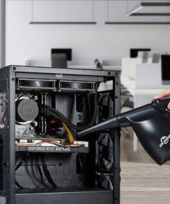 SIN SHINE - Compressed Air 3.0- Multi-Use Electric Air Duster for Cleaning Dust, Hairs, Crumbs, Scraps for Laptop, Computer, Replaces Compressed Air Cans (AD01-Black) Ad01-black 26 71sUQ9yqGnL