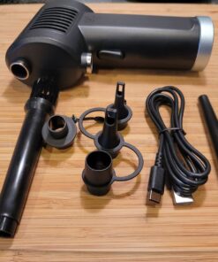 Compressed Air Duster, 8000mAh Electric Air Duster, Portable Air Blower,Cordless Air Duster, Brushless Motor, Replaces Compressed Air Cans for Computer Keyboard Electronics Cleaning 58 71sV3zWFZuL