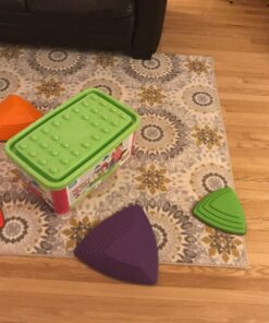 GONGE River Stones - The Original Non-Slip Stepping Stones for Kids - Balance, Coordination, Motor Skills - Vibrant Colors - Set of 6 28 71sVaFf144L