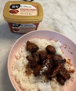 Chung Jung One O'Food Gochujang Korean Red Chili Pepper Paste Sauce, Spicy, Sweet and Savory Korean Traditional Fermented Condiment, 100% Brown Rice, No Corn Syrup, Medium Hot, 1.1lb 1.1 Pound (Pack of 1) 25 71sVlIL80QL