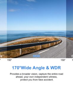 Dash Cam 1080P Full HD 3 Inch Dashboard Camera Car Recorder with 32GB Card 170°Wide Angle Dashcam Driving Loop Recording G-Sensor 51 71sW52GEkIL