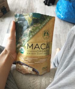 Zen Spirit Maca Root Powder Organic - Peruvian Root Premium Grade Superfood (Raw) - USDA & Vegan Certified - 1 Bag (8oz) - Perfect for Breakfast, Smoothies, Baking & Ice Cream. 36 71sWeX50CFL