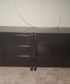 Delta Children Universal 6 Drawer Dresser, Greenguard Gold Certified, Black 49 71sXJfZgbtL