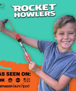 Alternative view of Toy Rocket Launcher for Kids: Outdoor Toys Slingshot Rockets Launchers - Best Gifts for Boys & Girls All Ages 8 & Up - Stocking Stuffers & Boy Gifts for 8 9 10 11 12 Year Old Boys Gift Ideas Orange