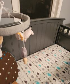 Stretchy Fitted Crib Sheets Set BROLEX 2 Pack Portable Crib Mattress Topper for Baby Boys Girls,Ultra Soft Jersey,Full Standard,Elephant & Whale Grey Teal 32 71sXig4AdZL