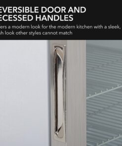 Whynter BR-091WS, 90 Can Capacity Stainless Steel Beverage Refrigerator with Lock, White 90 Cans - Fridge 21 71sXtUn93zL