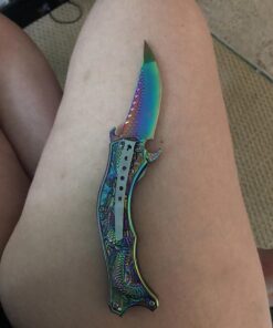 Dark Side Ballistics Blades Spring Assisted Rainbow 26 71sXv 2RlYL