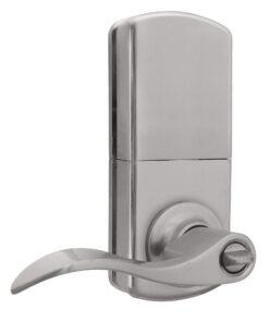 Alternative view of MiLocks XKL-02SN Digital Lever Handle Door Lock with Keyless Entry via Remote Control and Keypad Code for Interior Doors, Satin Nickel