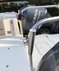 Amarine Made (2x) Stainless Tournament Style Clamp on Fishing Rod Holder for Rails 1-1/4" to 2" 45 71sYsgLXIrL