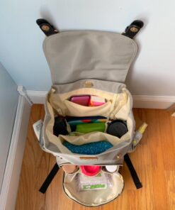 VS VOGSHOW Diaper Bag Backpack, Multifunction Stylish Travel Baby Bag Backpack with Crossbody Strap, Maternity Nappy Bag Gray 99 71sZ5yjpqDL