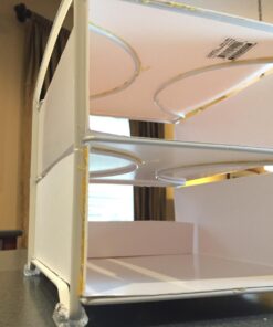 DecoBros Kitchen Wrap Organizer Rack,White (Small/Standard, 2-1/2" Box) White 23 71sZpxKmeL