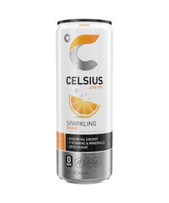 CELSIUS Sparkling Orange, Functional Essential Energy Drink 12 Fl Oz (Pack of 12) 12 Fl Oz (Pack of 12) 23 71sa15cYcBL