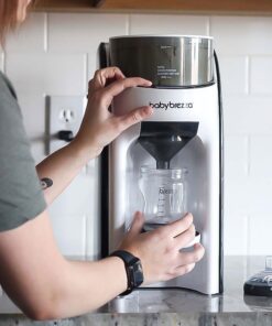 Baby Brezza New and Improved Formula Pro Advanced Formula Dispenser Machine - Automatically Mix a Warm Formula Bottle Instantly - Easily Make Bottle with Automatic Powder Blending Advanced, White 26 71sad4NY4DL 1