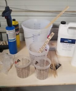 TotalBoat Table Top Epoxy Resin 1 Gallon Kit - Crystal Clear Coating and Casting Resin for Bar Tops, Table Tops, Wood, Concrete, Epoxy Art & Crafts 38 71sap7B1WHL 1