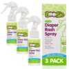 Baby Diaper Rash Cream Spray by Boogie Bottoms, No-Rub Touch Free Application for Sensitive Skin, Over 200 Sprays per Bottle, 1.7 oz, Pack of 3 18 71sbTxCFBqL