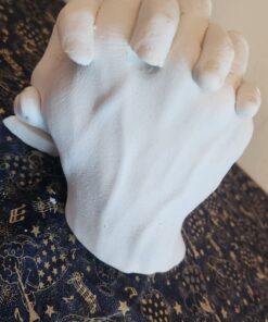 Luna Bean Huge Oversize XL Family Hand Casting Kit – Family Size Hand Molding Kit – Casts 6 Hands Comfortably Adults & Kids, Gifts for Family with Kids - Thanksgiving Gifts Family XL 46 71sbpiD07mL