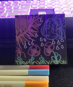 Post-it Super Sticky Notes, 3 in x 3 in, 5 Pads, 2x the Sticking Power, Black, Recyclable (654-5SSSC) 20 71sbuSoRh1L