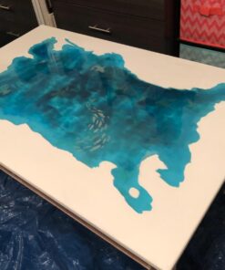 MAS Table Top Pro (1-Gallon Kit) | Crystal Clear Casting for DIY Arts and Crafts Projects | 2-Part Resin and Hardener Epoxy Kit | for Countertops, Wood Tables, Tabletops, Bar Tops, and More 1 Gallon 57 71sc86ufPjL