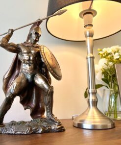 Veronese Design King Leonidas Greek Warrior of Sparta Bronze Finish Statue 17 71scQf63hL