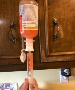 EZY DOSE Kids Baby Oral Syringe & Dispenser Calibrated for Liquid Medicine, Reduce Mess, Easy Way to Orally Administer Medication, 10 mL/2 TSP, Includes Bottle Adapter, Clear, BPA Free 34 71sceyDT1bL