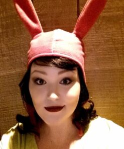 Ripple Junction Bob's Burgers Louise Belcher Bunny Ears Hat Adult One Size Pink Cosplay Beanie Officially Licensed 22 71sczqo9LtL